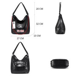REALER 2021 OEM ODM cusotom logo bags PU Leather snake pattern womens Shoulder Bags Ladies Totes Hand bags luxury women handbags