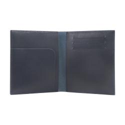 Vegetable Tanned Leather Wallet Men Bi-fold Travel Card Holder