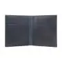 Vegetable Tanned Leather Wallet Men Bi-fold Travel Card Holder