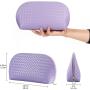 Gelory Customized Zip Make Up Bag Luxury Shell Shape PU Leather Makeup Pouch Cosmetic Bags for Women
