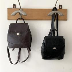 New product PU leather mini Backpack bag for women Fashion Customizable logo Small shoulder bag