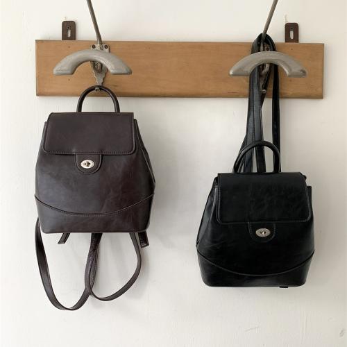 New product PU leather mini Backpack bag for women Fashion Customizable logo Small shoulder bag