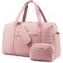 LOVEVOOK Weekender Bag for Women Cute Gym Duffel with Toiletry handbag Carry On Bag Overnight Travel Tote Bag with laptop pocket