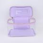 Wholesale Personalized Travel Portable Ladies Large Handle PVC Makeup Bag Cosmetic Zipper Bag Clear Makeup Bag With Zipper