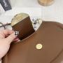 Custom shoulder underarm bag simple hand decoration zipper chain niche design plus logo