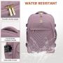 LOVEVOOK 17.3" Travel Backpack with packing cubes Personal Item Carryon camping hiking backpack bag for outdoor travel bag Women