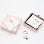 Wholesale  Rose Gold Mini Canvas Envelope Ring Necklace Earring Packaging Pouch Soft Brush Canvas Jewelry Envelope Bag