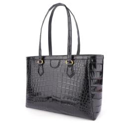 2024 Custom New Fashion Designer Luxury Handbags Genuine Alligator Crocodile Leather Shoulder Tote Bag Big Size For Ladies