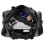 custom logo pu leather travel bag luxury woven men overnight gym bag duffel bag sac de voyage homme