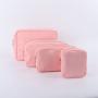 Keymay Popular RTS 23 Colors S M L XL Waterproof Portable Candy Color Cute Girls Travel Makeup Bag Cosmetic Makeup Bag Nylon Bag