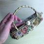2024 Custom Designer Embroidery Fabric Purse Handbag For Women With Famous Brands