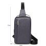 MGB062 New fashion 2023 sport chest bag high quality canvas Bag men casual single shoulder multi-functional bag sport
