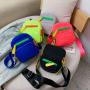Summer Relaxation Korean New Style Small Square Bag Candy Color Popular Street Fashion Single Shoulder Bag Mini Oxford Cloth Bag