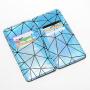 HF009 CUIKCA Men's Wallet Magic Wallet Long Purses ID Card Holder Creative Diamond-shaped Magic Money Clip