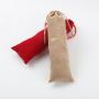 Customized Luxury Long Velvet Pouch Drawstring Velvet Pen Bag Pencil Packaging Bags Red Brown Velvet Pen Pouch