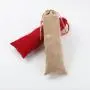 Customized Luxury Long Velvet Pouch Drawstring Velvet Pen Bag Pencil Packaging Bags Red Brown Velvet Pen Pouch