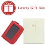 ZF234 Women New Fashionable Head Layer RFID Anti-theft  Cowhide Swipe Card Bag  Bank Card Document Organ Wallet  Money Clips
