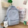 2023 New Women's High Capacity Nylon Backpack Korean Fashion Campus Nylon Backpack For Girl Fashion Women Bag
