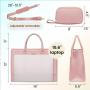 LOVEVOOK 15.6 inch Large Capacity Work Briefcase Fashion Lightweight Laptop Tote Bags for Office Women Ladies Business Handbag