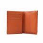 Custom LOGO RFID Blocking Large Men's Leather Wallet With Big Coin Compartment
