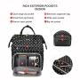 Lovevook 2024 Polka Dots Student School Backpack Luxury Computer Work Bags Large 15.6 inch Cute Laptop Backpack for Women Girls