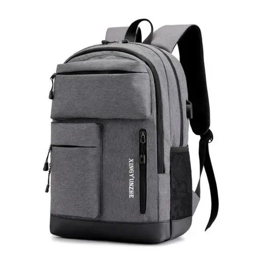 ZF176 New Leisure Backpack Man Outdoor Travel Bag Fashion Retro Canvas Shoulder Bag Large Capacity Waterproof Student Schoolbag