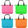 GELORY Customized Summer Colorful Shopping Net Bag Travel Durable Mesh Beach Tote Bags