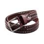 Custom size men leather belts mens woven belts genuine leather luxury men weaved belt
