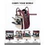 LOVEVOOK wholesale quilted laptop backpacks school bags with usb daily life for women 15.6in 17in large travel business backpack