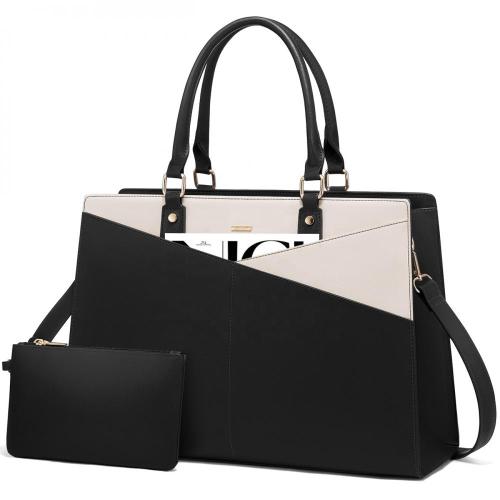 LOVEVOOK 2pc Laptop Tote Bag New Style Computer Briefcase for Work school business Waterproof Handbag Laptop tote Bag for Women