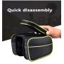 KBW114 2023 New Bicycle Front Beam Bag Large Capacity Waterproof Mobile Phone Beam Bag