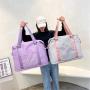 High Capacity Custom Logo Gym Duffle Bag Women Weekender Travel Duffel Bags Waterproof