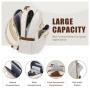 Custom Large Capacity Simple Casual Versatile Daily Travel Work Daypack Women's Casual School Knapsack Quilted Backpack