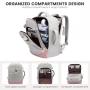 LOVEVOOK30L Travel Backpack Personal Item CarryOn Backpack Flight Approved 17in Laptop Weekender Travel Overnight Daypack Unisex