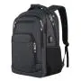 ZF081 New Computer Backpack Male Polyester Waterproof Wear Travel Outdoor Shoulder Bag Laptop Business  Bag USB Port