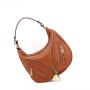 2024 top selling hobos shoulder bag for women soft Pu leather ladies bag big size designer underarm half moon bag factory  37 cm