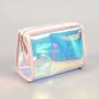 LOW MOQ Custom logo Fashion Small personalized Holographic Tpu Private Label Makeup Bag&cases Cosmetic Gift Bags