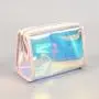 LOW MOQ Custom logo Fashion Small personalized Holographic Tpu Private Label Makeup Bag&cases Cosmetic Gift Bags
