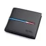 ZR194 New Men's PU Short Wallet Korean Version Horizontal Ribbon Contrast Fashion Student Wallet Wholesale