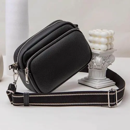 Wholesale Casual Small Bags Women Handbags Ladies Trendy Shoulder Leather Designer Cross-body Bag With Zipper For Women Luxury