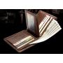 HR728 Genuine Cow Leather Vintage Men Wallets Organizer ID Card Holders Casual Fashion Short Purse Cowhide Leather Clutch Wallet