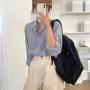 Travel Female Fashion Trend Simple School Shoulder Bag Leisure Large Capacity Backpack South Korean Students Nylon Backpack