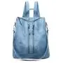Classic solid color women's large capacity backpack