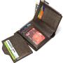 ZR332 2023 Business Men's Wallet Noble Fashion PU Zipper Change Big Money Card Bag for Father and Boyfriend