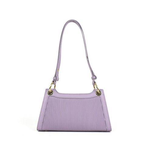 China Manufacturer Purple Hand Bag With Decoration Classic Elegant Modern Shoulder Bag Designer Handbags
