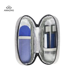 Insulin Cooler Travel Case Portable Lightweight Diabetes Medication Kit Travel Outdoor Waterproof Cooler Medical Bag Case
