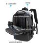 XL010 New Version Computer Bag With USB  Waterproof Wearable Backpack Multiple Pockets Thickened Version Shoulder Bag