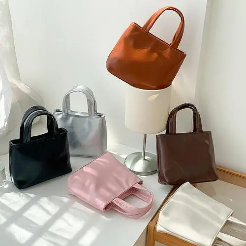 Hot Sale Wholesale High Quality Leather Handbag Girls Chocolate Color Chain Bag Macaron Summer Designer Mini Messenger Bag women