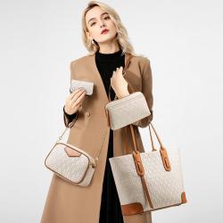 Fashion Women Tote Bag Trendy Single Shoulder bags Diagonal Span Set Bag Large Capacity Four Piece Handbags 4 in 1 Wholesale