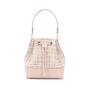 Elegant Ladies Pu Leather Handbags Factory Straw String Women Designer Bucket Bags Elegant Women Shoulder Bag Cross Body Bag